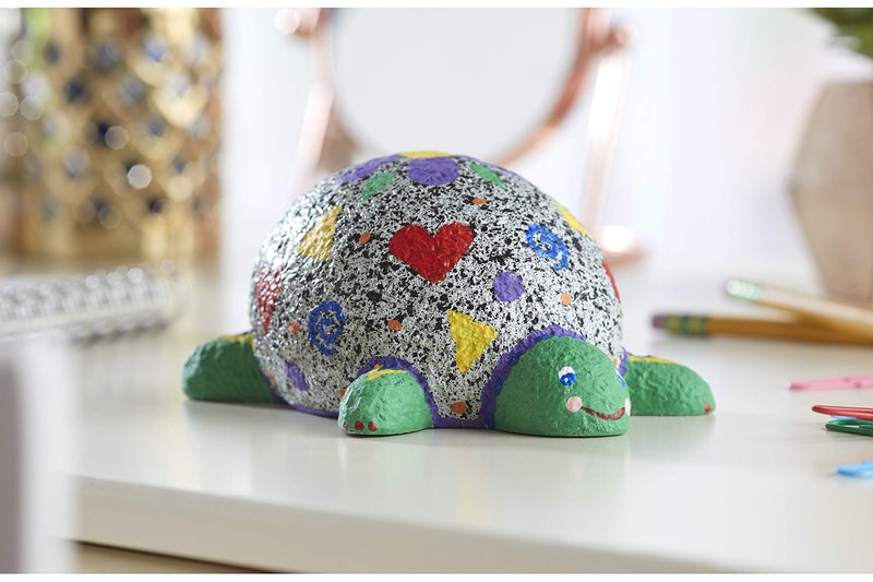أليكس Alex Toys: أنشطة فنية وحرفية للأطفال من Rock Pets Turtle Kids، ابتكر حيوانًا أليفًا يهتز نشاطًا رائعًا في يوم ممطر لحديقتك أو غرفتك للأعمار من 8 سنوات فما فوق - Image 3